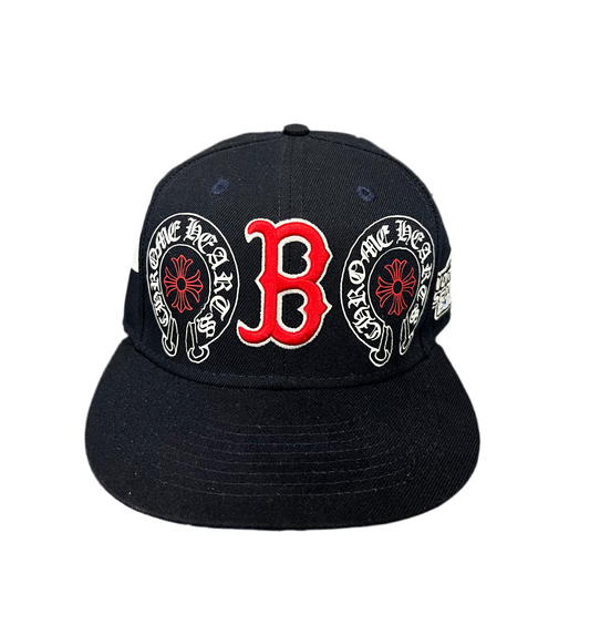 Gorra new era Boston custom Chrome Hearts